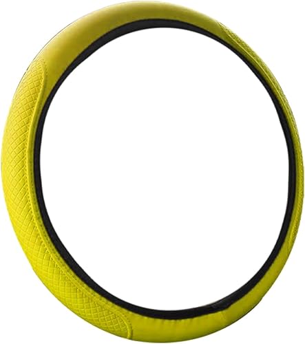 Miniatura 9 de Funda de cuero para volante de automóvil, protector elástico transpirable antideslizante para volante, accesorios interiores de automóvil para