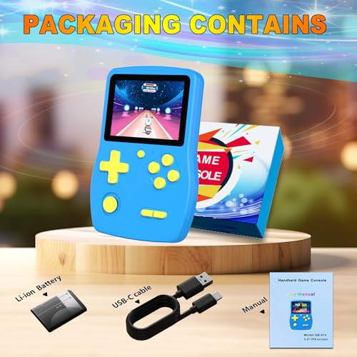 Image of 32 Bit Handheld Game for Kids Preloaded 139 Video Games,Roadtrip Travel Toy