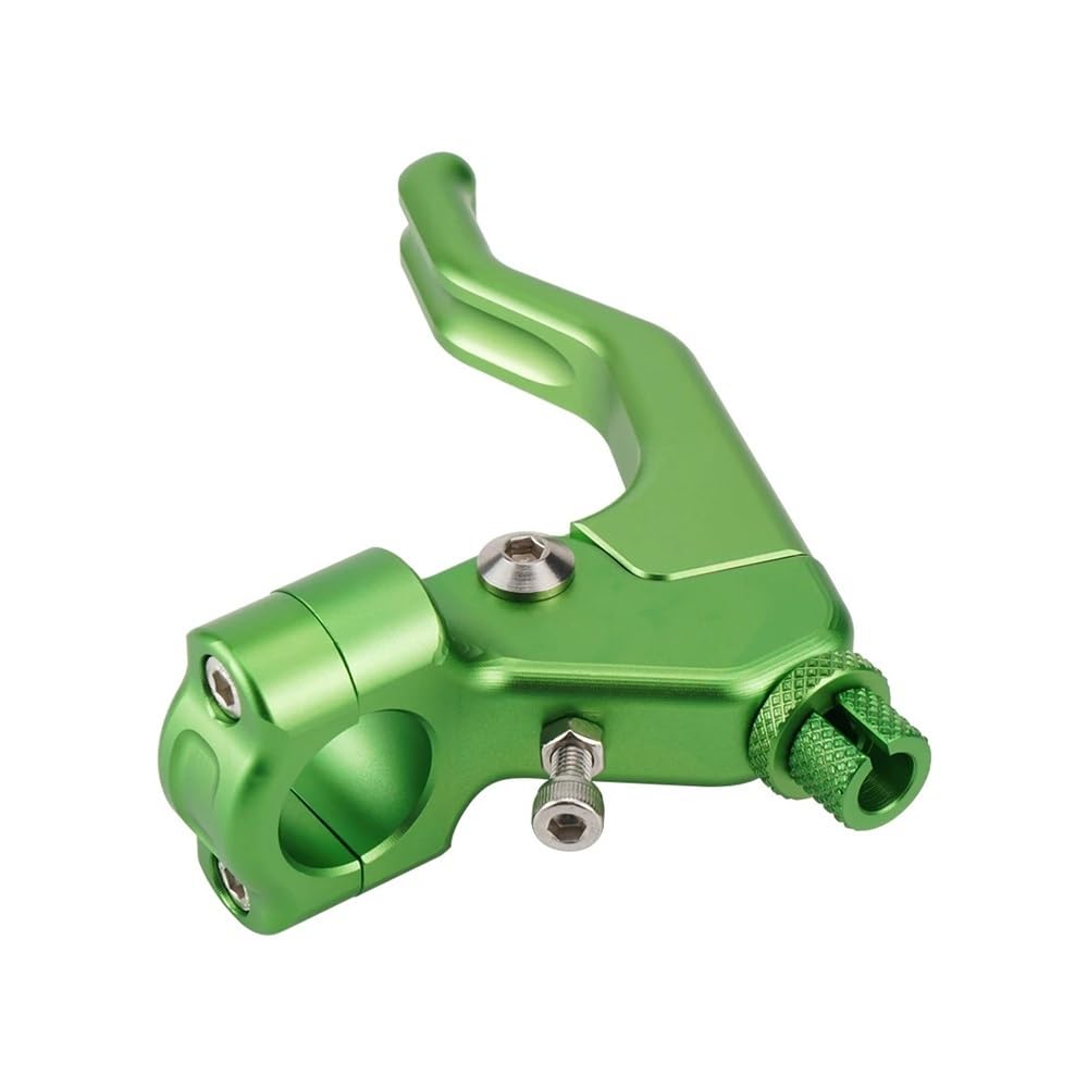 Vghkdfcfh Green Motorcycle Clutch Lever Motorcycle 22Mm 7/8" Handlebar Short Stunt Clutch Lever Perch Assembly For Ho&Nda Cr Crf For Suzuki For Ya&Maha For Ka&Wasaki
