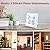 Indoor Outdoor Thermometer Wireless, High Precision Indoor Thermometer Hygrometer with 2 Sensors 330ft Range, Digital Display Room Thermometer, Weather Thermometer Temperature Humidity Monitor