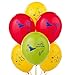 CelebrateExpress Winnie the Pooh Happy Birthday Latex Balloons (6) Party Supplies