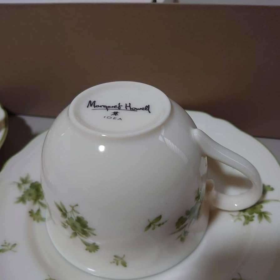 マーガレットハウエル　食器　ティーカップ＆ソーサー、デザートプレート6セット マーガレットハウエル ティーカップ&ソーサー6客セット - メルカリ