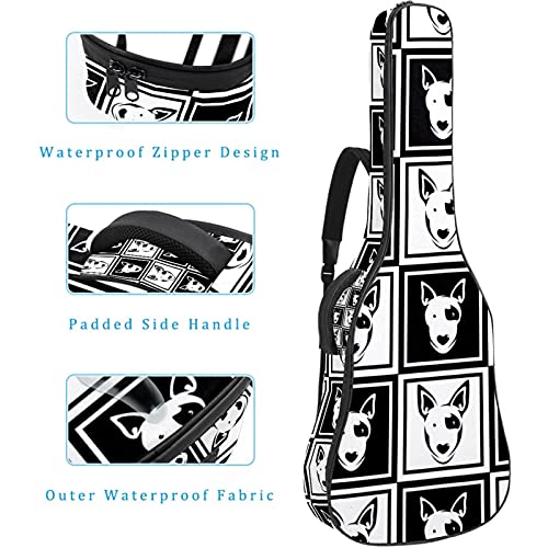 Housse guitare fermeture éclair robuste et finitions Hipster Terrier - 4
