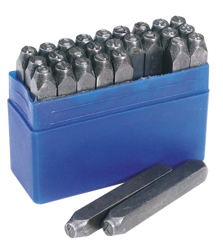 Draper 37334 A- Z Letter Stamp Set 3/16 Inch