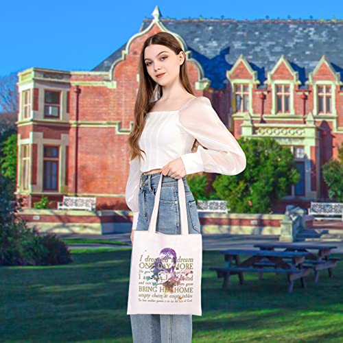 Bolso Tote de Lona Musical Les Aesthetic MEIKIUP miniatura 7