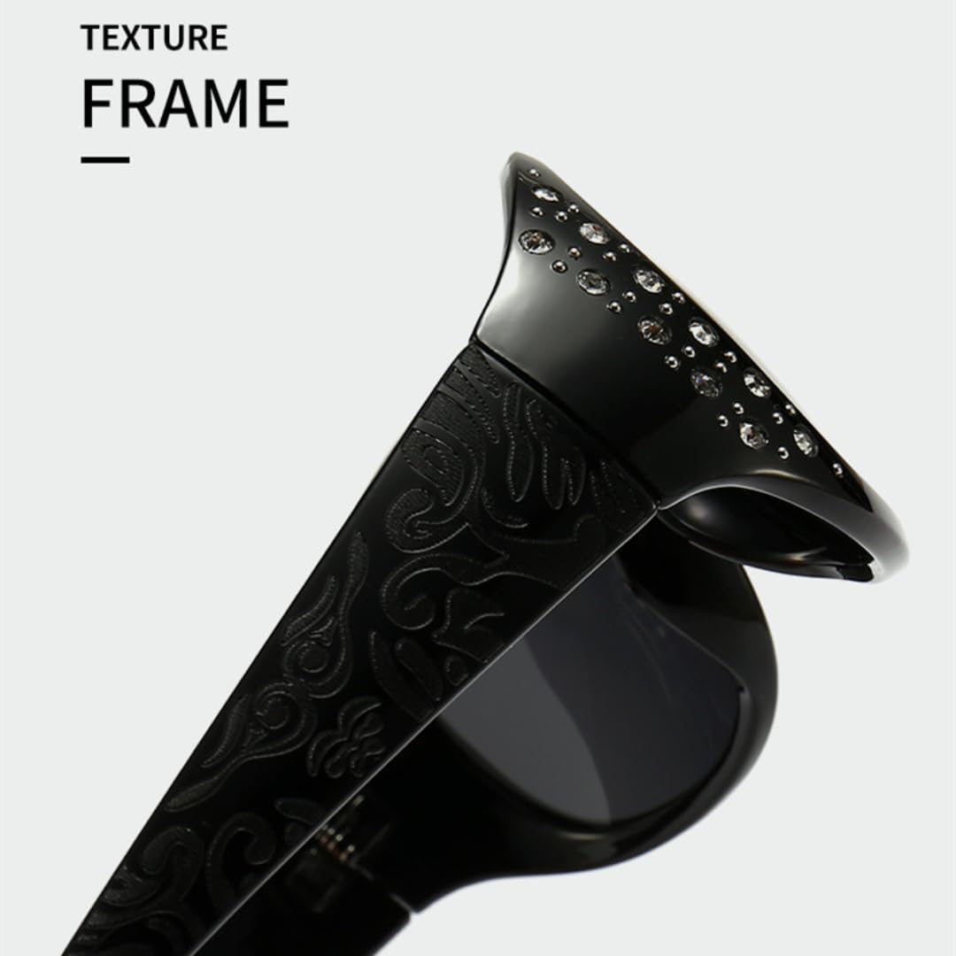 Lunettes de soleil polarisées tendance style streetwear hip-hop