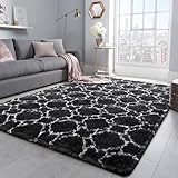 Ompaa Fluffy Area Rugs, Super Soft Shaggy Carpet for Living Room Bedroom, Large Plush Moroccan...
