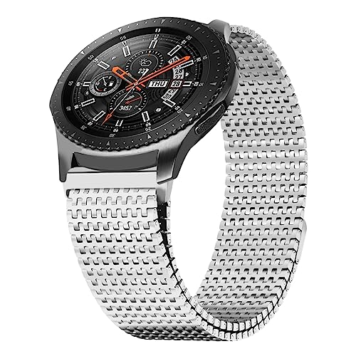 Bracelet en acier inoxydable pour Galaxy Watch 46mm look élégant