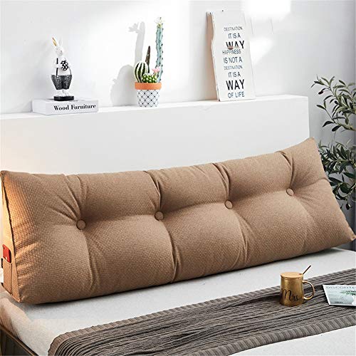 Groß Abnehmbar Dreieckiges Kopfteil Kissen Mode Einfachheit Palettenpolster Dreieckig Komfortabel Atmungsaktiv Lesen Rückenlehne Kopfteil Zum Tatami Erkerfenster Sofa EtcC-100x20x50cm(39x8x20inch) Cover