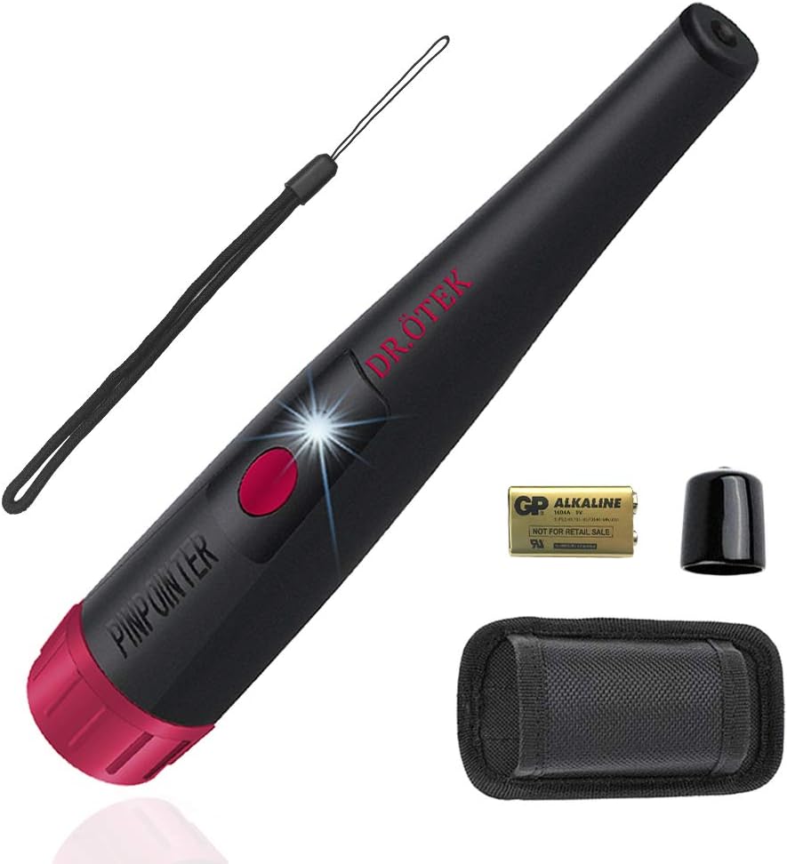 DR.ÖTEK IP68 Waterproof Metal Detector Pinpointer, Fully Waterproof