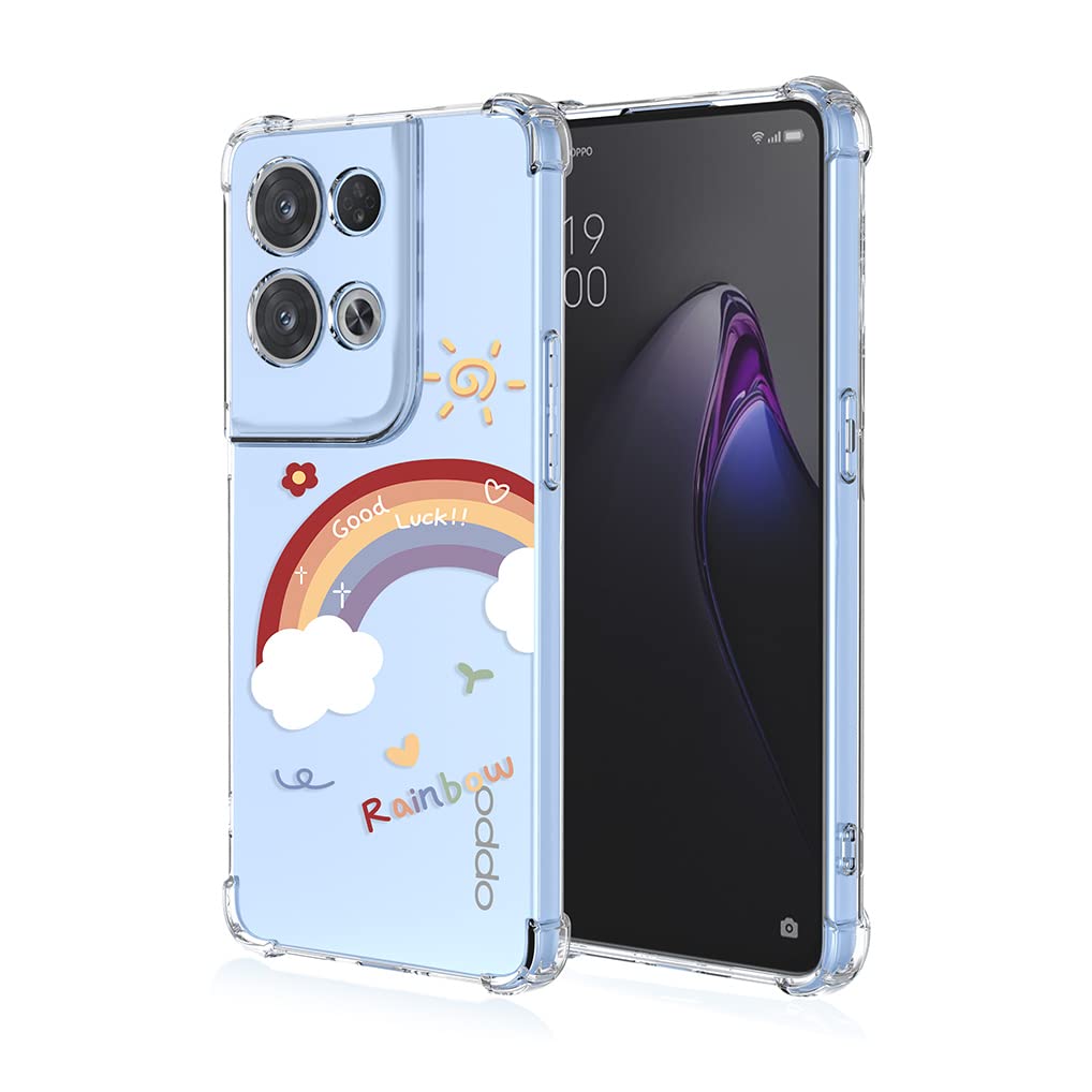Haoye Coque Pour Oppo Reno 8 (Reno8) 5G, Motif D'impression