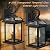 Roravilila Black Exterior Light Fixtures 2-Pack, Anti-Rust Aluminum Outdoor Wall Lights for House Porch Lights IP65 Waterproof Clear Glass Outdoor Sconces Wall Mount Wall Lanterns, Matte Black