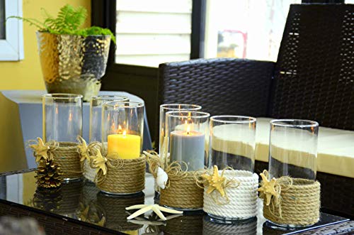 Candle holder, Beach wedding table centerpiece, Coastal wedding centerpiece, Nautical Table Decor, beach wedding, nautical decor, Sea side wedding, Farmhouse Rustic decor - Image 7