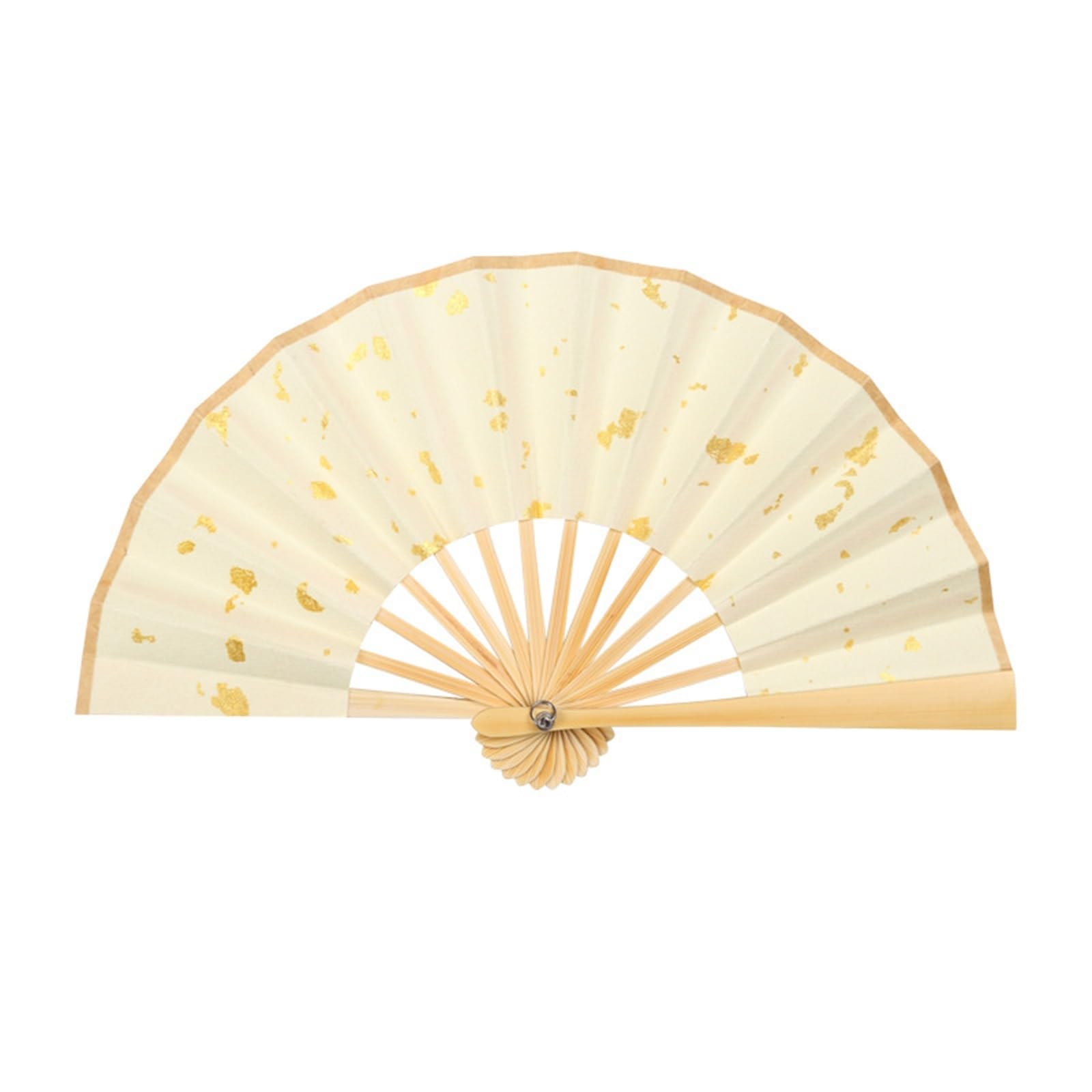 SXTYYH 4-6inch Folding Hand Fan, Blank Mini Xuan Paper Portable Fan for Performance, Folding Handheld Fan for Women(5in,White)