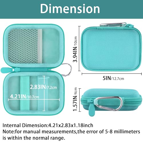 Image of khanka for Anker Nano Power Bank Ultra-Slim 5,000Mah & Maggo Power Bank 10K Case,Compatible with Anker A1665 /A1664 Slim Magnetic Charger,Protective Carrying Case Only (Green)