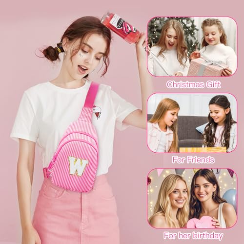 Image of Viverte Gifts for 8 9 10 11 12 Year Old Girls Sling Bag Crossbody Bags Fanny Pack for Teen Girls Personalized Gifts for Women