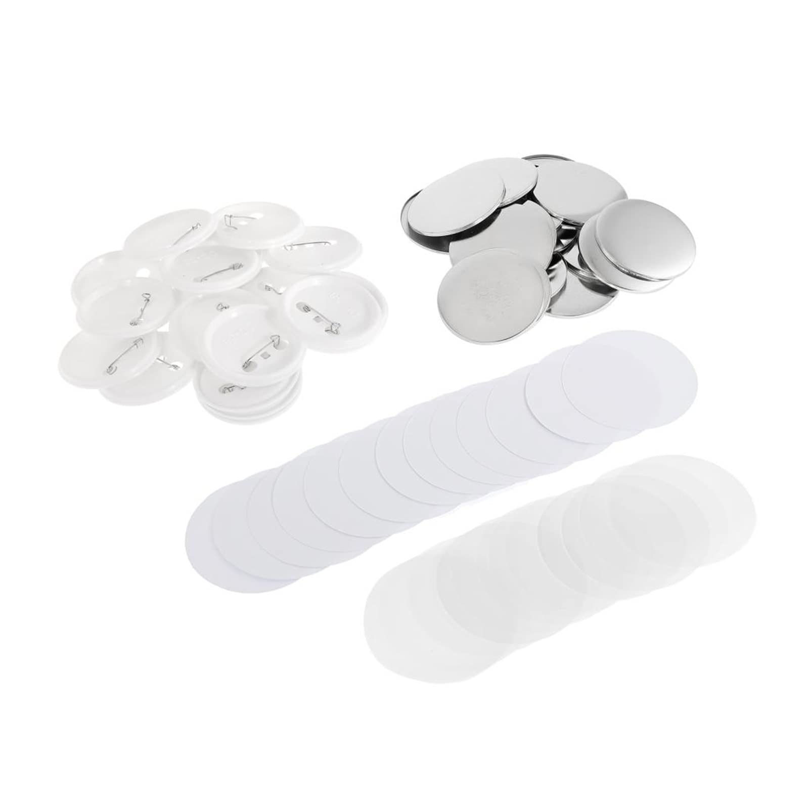 Przycisk maszyna do robienia odznak 25mm-44mm DIY Pin przycisk Making zestaw forma odznaka prasa z wycinaczem kół 100 części przycisków,Wielofunkcyjny(32mm Maker set)