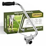 LOVYNO String Trimmer Handle Grip Trimmer Handle Ergonomic Trimmer Grip Weed Eater Handle Extension with Bracket Clamp Weeder Handle Lawn Trimmer Handle Grip (Silver)