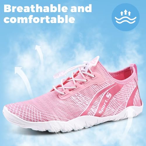 Image of WateLves Water Shoes Mens Womens Beach Swim Shoes Quick-Dry Aqua Socks Pool Shoes for Surf Yoga Water Aerobics