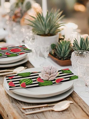 Servilletas de tela Watermelon set x4 50.5x50.5 cm miniatura 4