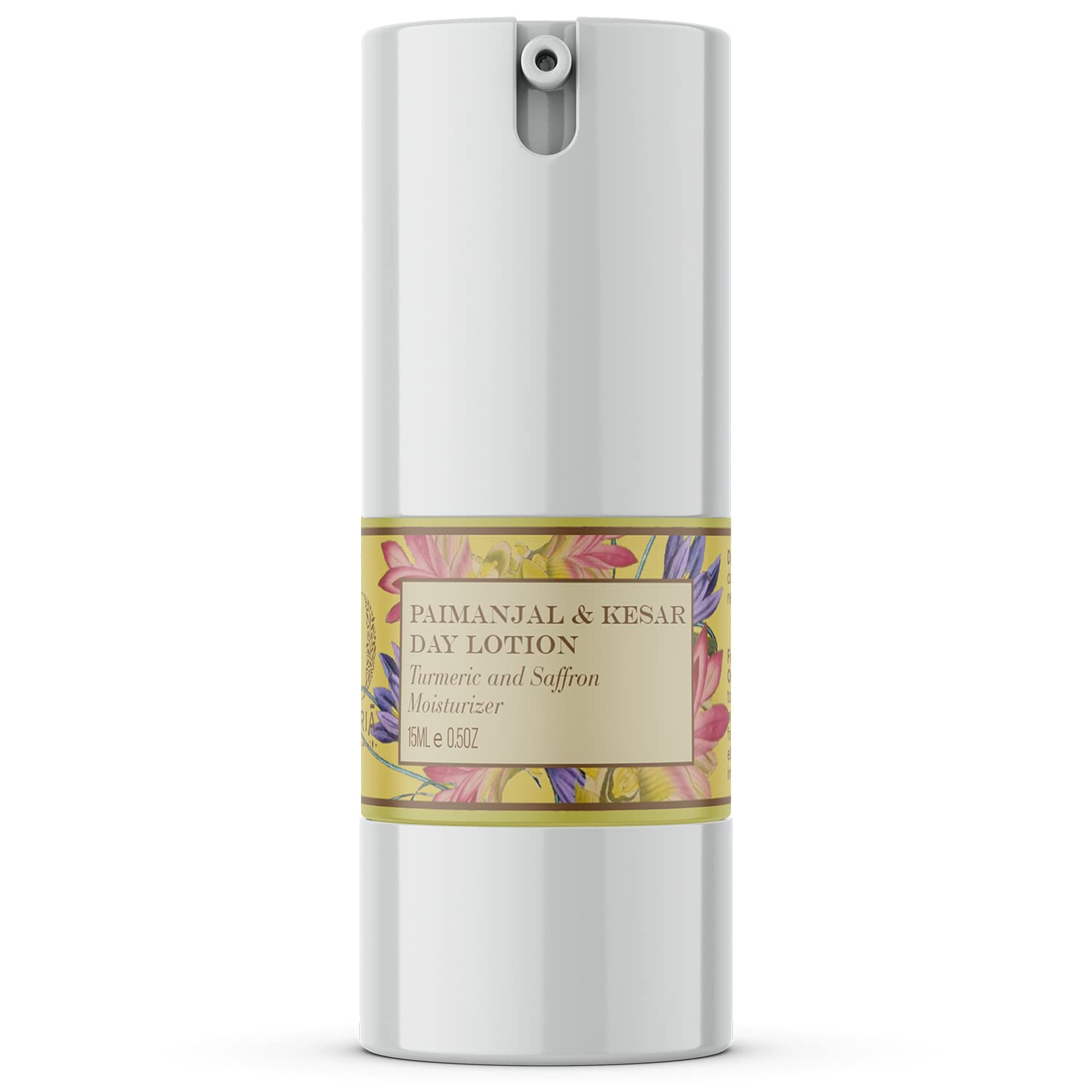 Ohria Ayurveda Paimanjal & Kesar Day Lotion | Lightweight & Non-Greasy For Skin Brightening| Turmeric and Saffron Moisturizer | Suitable for All Skin Types - 15ml-image-22