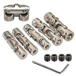 ApuaVireo&Co Metall Nadellager-Gelenk Kreuzgelenkkupplung 4/5/6/8/10mm