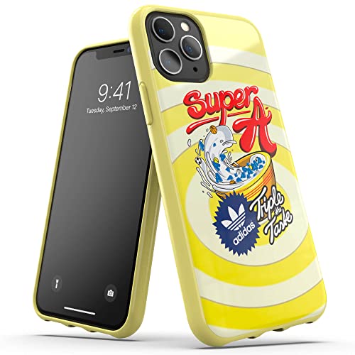 Flash Deals - 50% OFF Adidas Originals Compatible with iPhone 11 Pro Case, Moulded Bodega Mobile Phone Protective Cover - Yellow