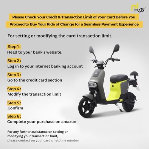 Image of EOX OKO Low Speed Electric Scooter with Non RTO 50-60Km Mileage Neon Grey Portable 48V Lithium Battery & Charger (NeonGrey)