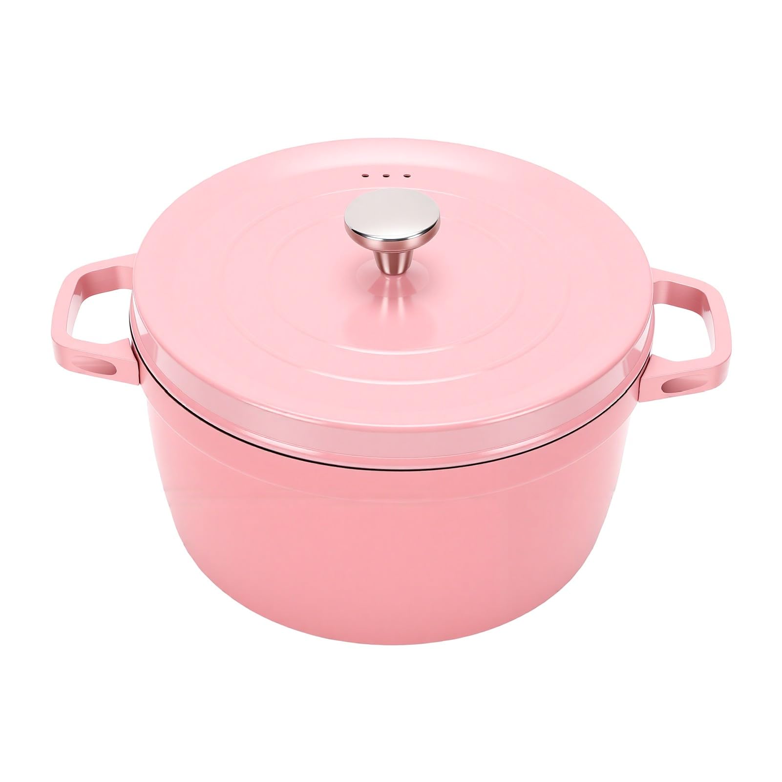 YUYTE Olla de Esmalte 24 Cm 4 L Antiadherente Gas Inducción Cocina
