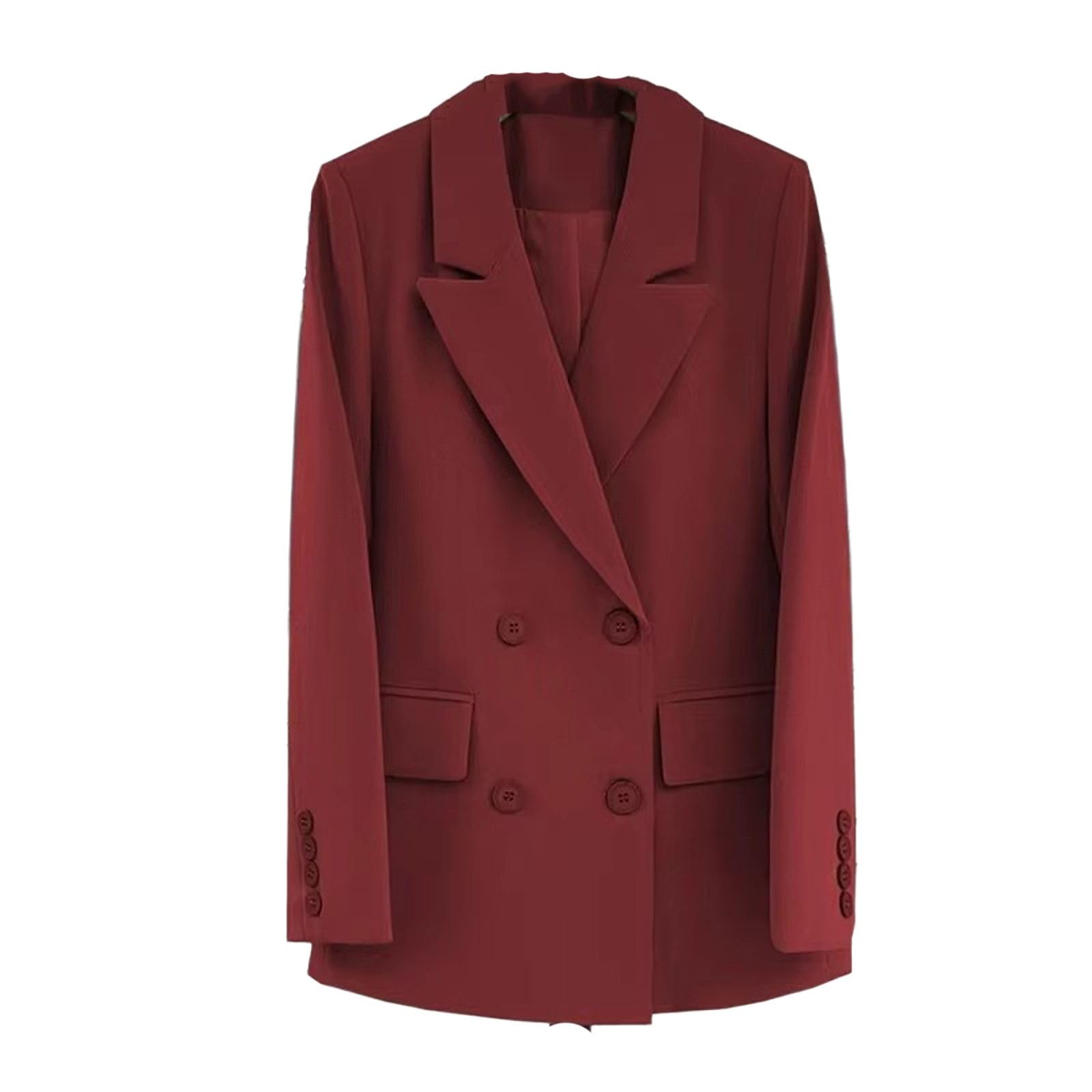 GUOYUXIAO Giacca Morbida Primavera Autunno, Outerwear Casual per Quotidiano Professionale