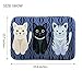 ADASMILE A & S Cat Floor Mat Cartoon Bedroom Area Rug Memory Foam Non Slip Decorative Small Mats for Bedroom Living Room Kitchen Pets
