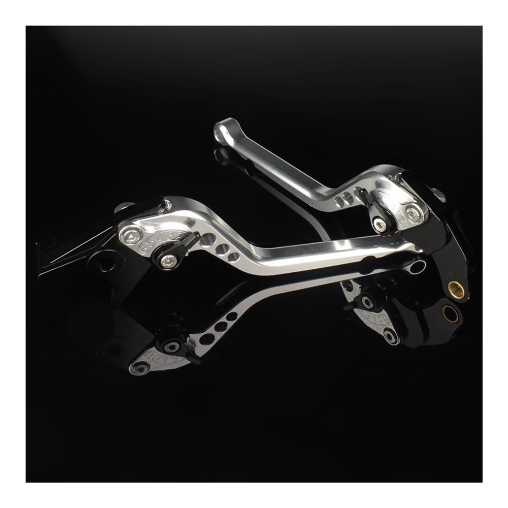 XVAsdgAER for Suzuki GSXR600 GSXR750 K6 K7 K8 K9 2006-2010 CNC Brake Clutch Levers Motorcycle(177mm Silver)