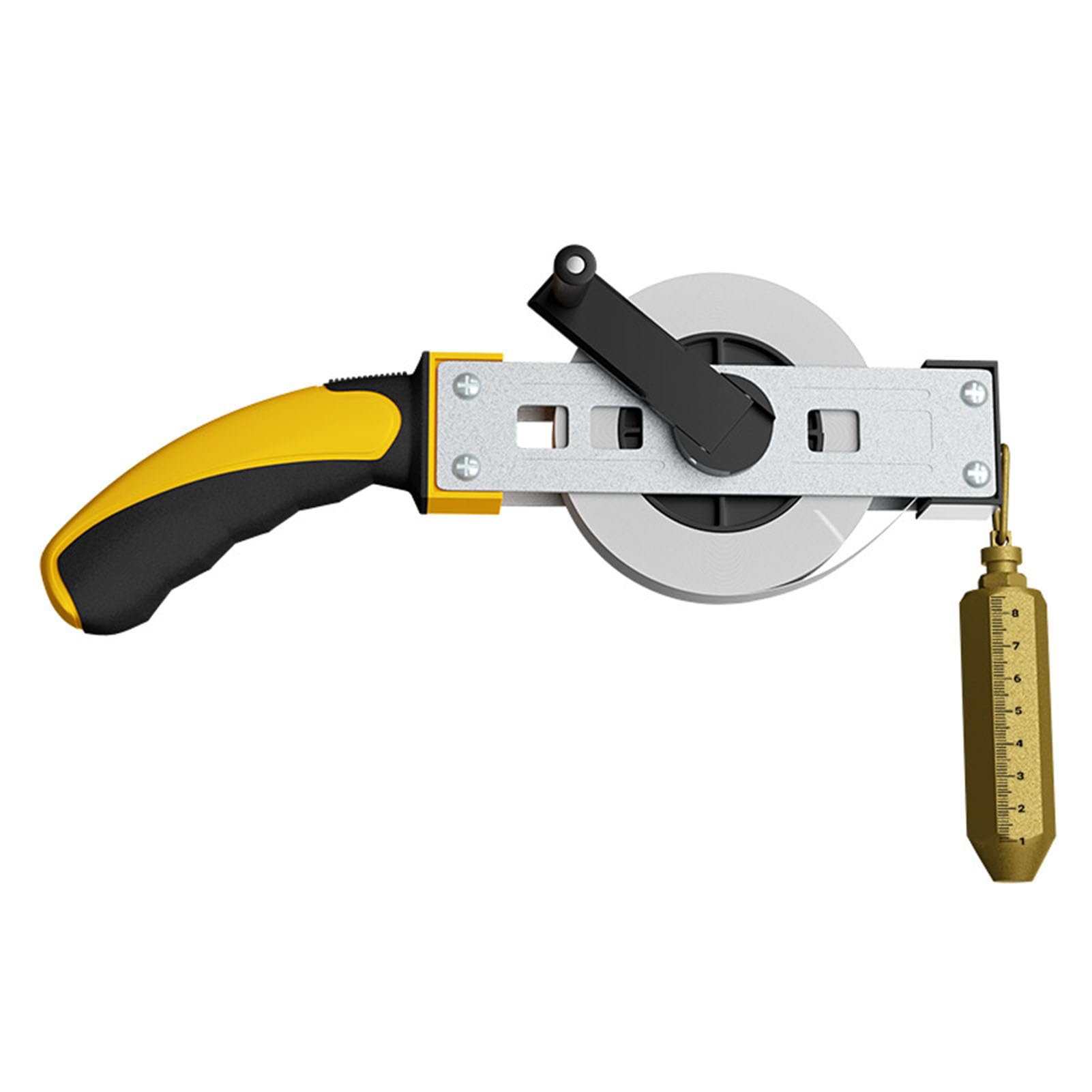 Tyenaza Nastro di Misurazione dell'Olio, 10 m, Dispositivo di Misurazione del Carburante con Ottone Plumb Bob, Righello di Misurazione dell'Olio con Bilancia Trasparente ad Alta Precisione