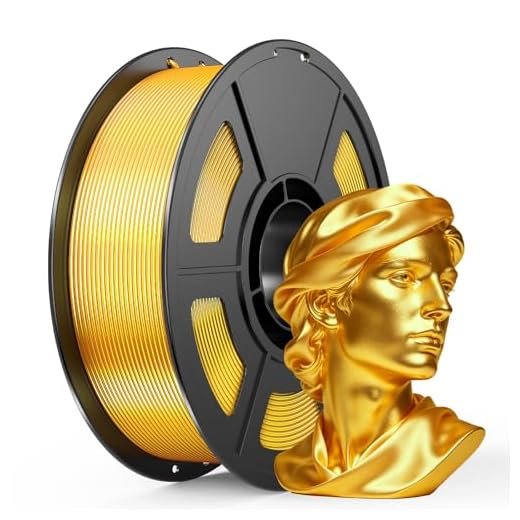 IEMAI Silk PLA+ 3D Printer Filament 1.75mm, High Gloss Shiny Texture, +/- 0.02mm Dimensional Accuracy, 1KG Spool (2.2lbs), Compatible with Most FDM Printers, Silk Gold
