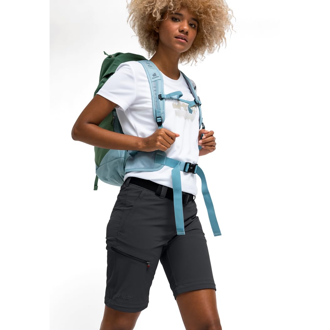 Maier Sports NATA, Damen Wanderhose, Wasserabweisende Outdoorhose für Trekking und Hiking, Praktische T-Zipp-Off-Funktion, PFC-frei, mSTRETCH pro 4 & Dryprotec