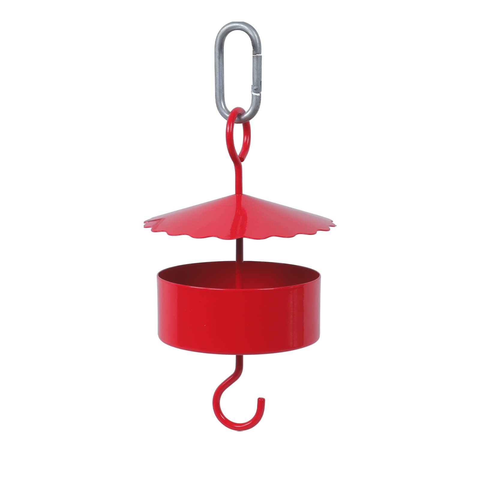 Ant Moat Hook for Hummingbird Feeders|Extra Large Capacity Ant Trap for Outdoor Yard Hanging Feeders, Umbrella Cover Nectar Protector, Garden Decor, Sturdy & Leakproof (Red-XXL-Cover-1)