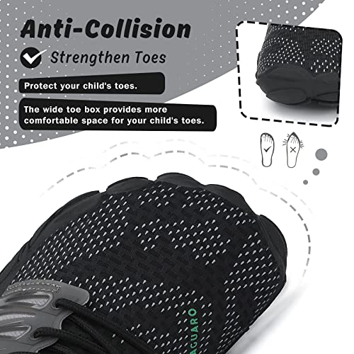 SAGUARO Kids' Barefoot Shoes Boys Girls Quick Dry Aqua Athletic Sneakers Lightweight Sport Footwear Toddler Water Shoes4