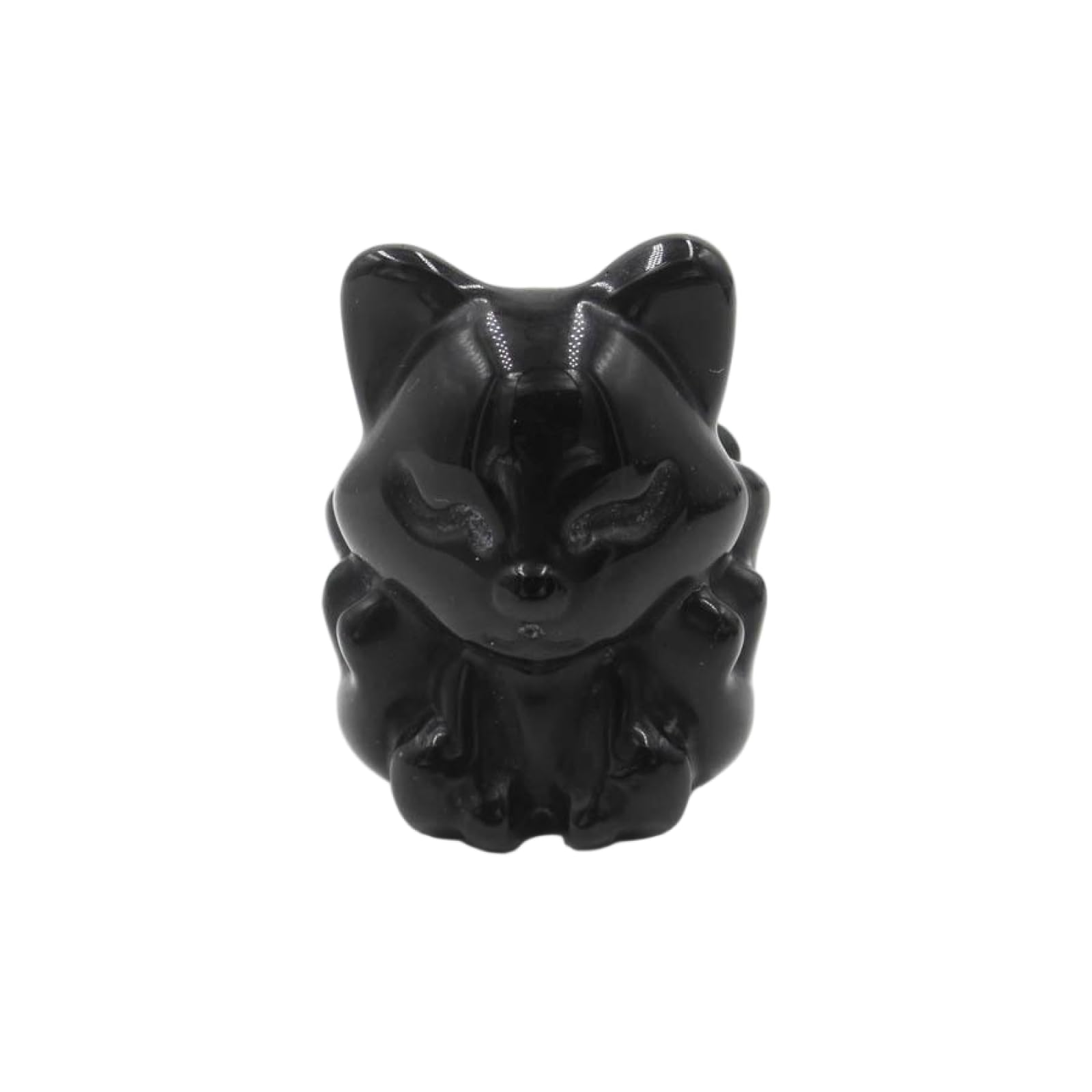 Zicnjodye 1pc Natural Stone Fox Shape Ornament