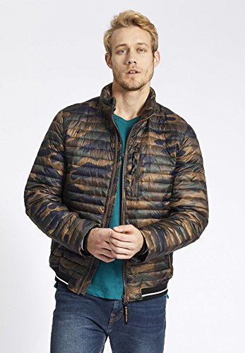 khujo Herren Jacke Elian 2414JK173 Dark Gray-Print M