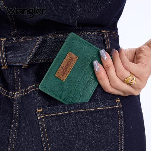 Image of Montana West X Wrangler Credit Card Holder for Women Wallet Card Case Small Ladies Female Pocket Vegan Leather RFID Blocking