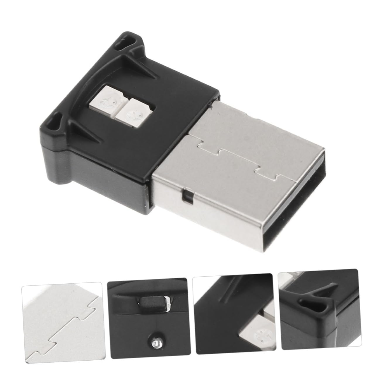 ULTECHNOVO 8piezas Luz USB Regulable De Iluminación RGB Ajustable para Coche y Interior Lámpara Portátil Sensor De Luz para Móvil y Ordenador