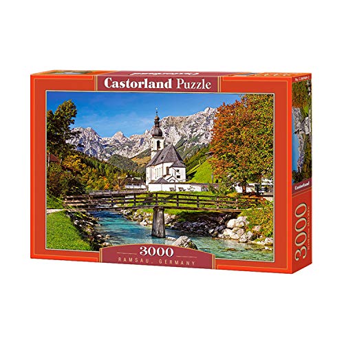 Castorland- Puzzle Ramsau, Germania, Multicolore
