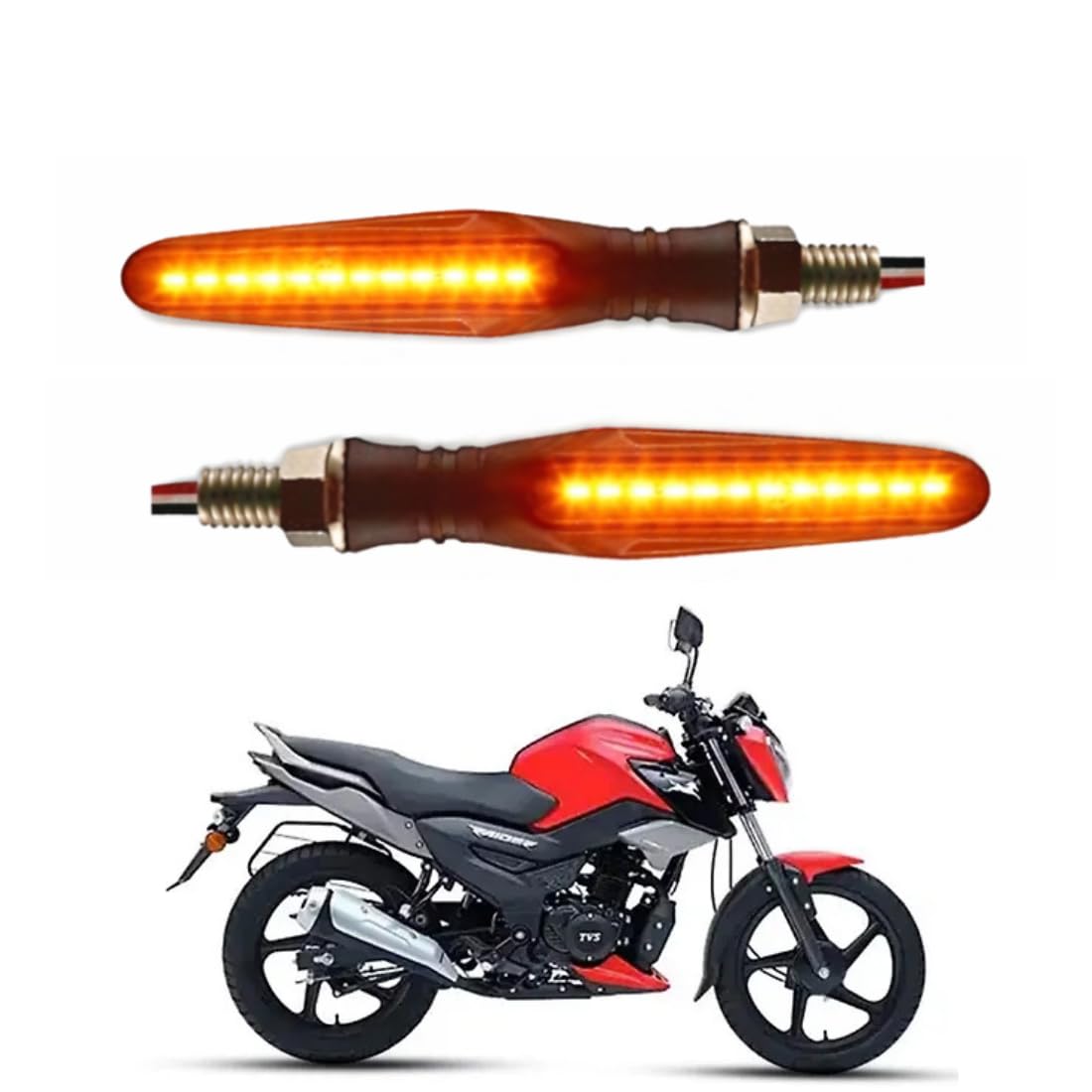 9-LED Waterproof Motorcycle Turn Signal Indicator Light – Yellow Blinker For TVS Raider 125-picture-31