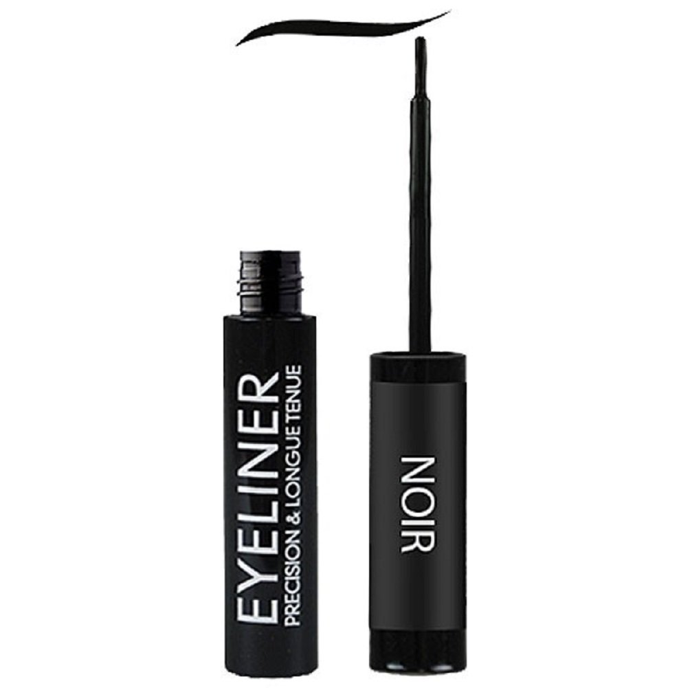 Miss Europe Eyeliner Nr. 01 - Flüssiger Pinsel-Eyeliner In Schwarz, Intensiv & Schnell Trocknend