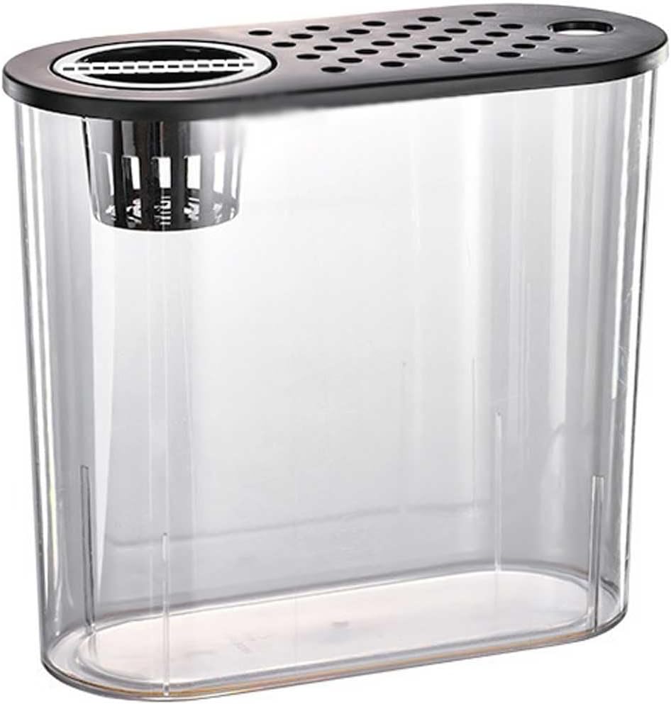 Fishbowl Acrylic Small Fish Tank Transparent Household Desktop Small Aquarium with Lid Fish Tank