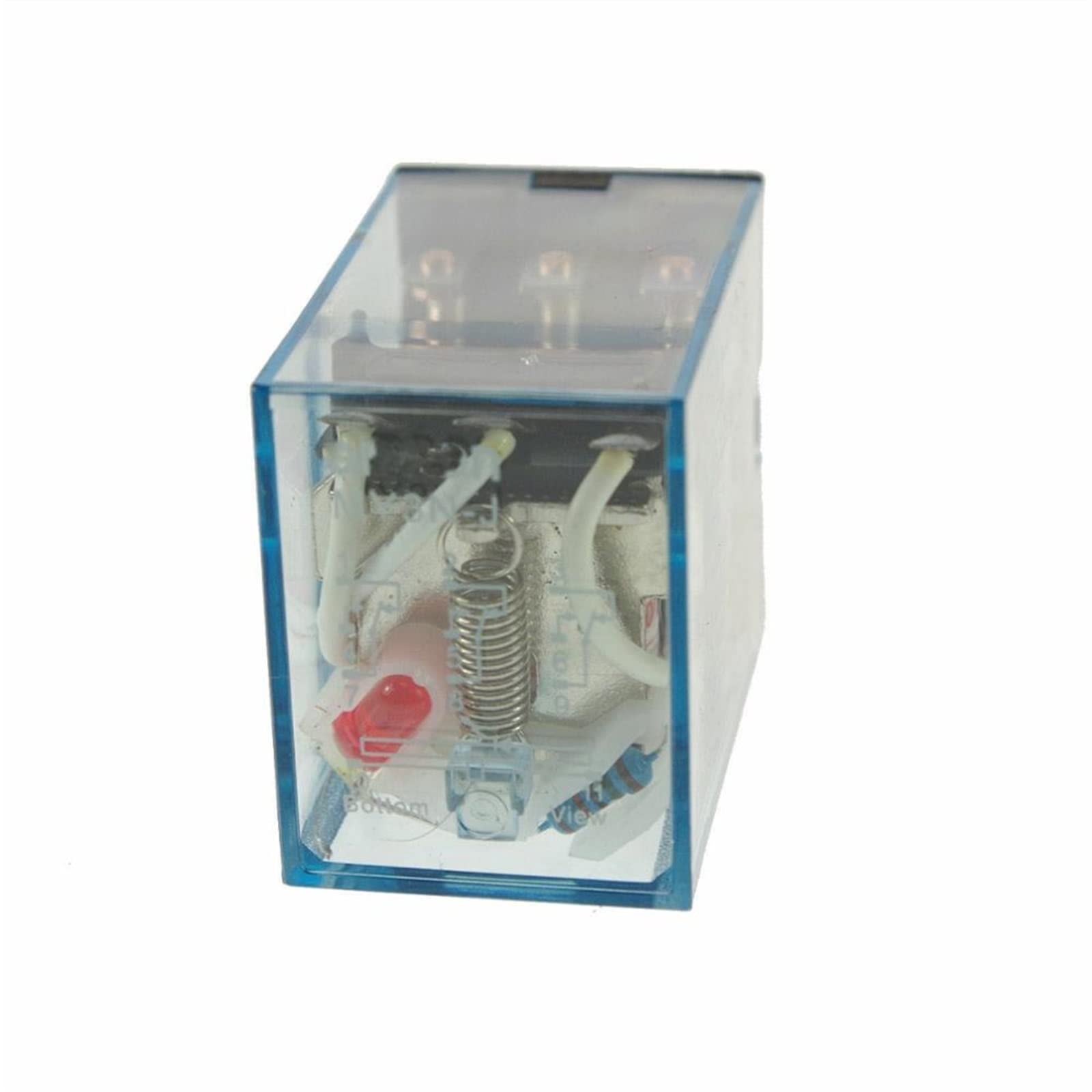 WEUSANXPL 10 PCS Micro Mini Relay HH53P MY3NJ MY3 11-Pin AC12V AC24V AC110V AC220V Coil General Purpose Intermediate Electromagnetic(AC12V)