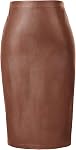 Belle Poque – Belle Poque Damen Bleistiftrock Hohe Taille Midirock Knielan