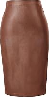 Belle Poque – Belle Poque Damen Bleistiftrock Hohe Taille Midirock Knielan