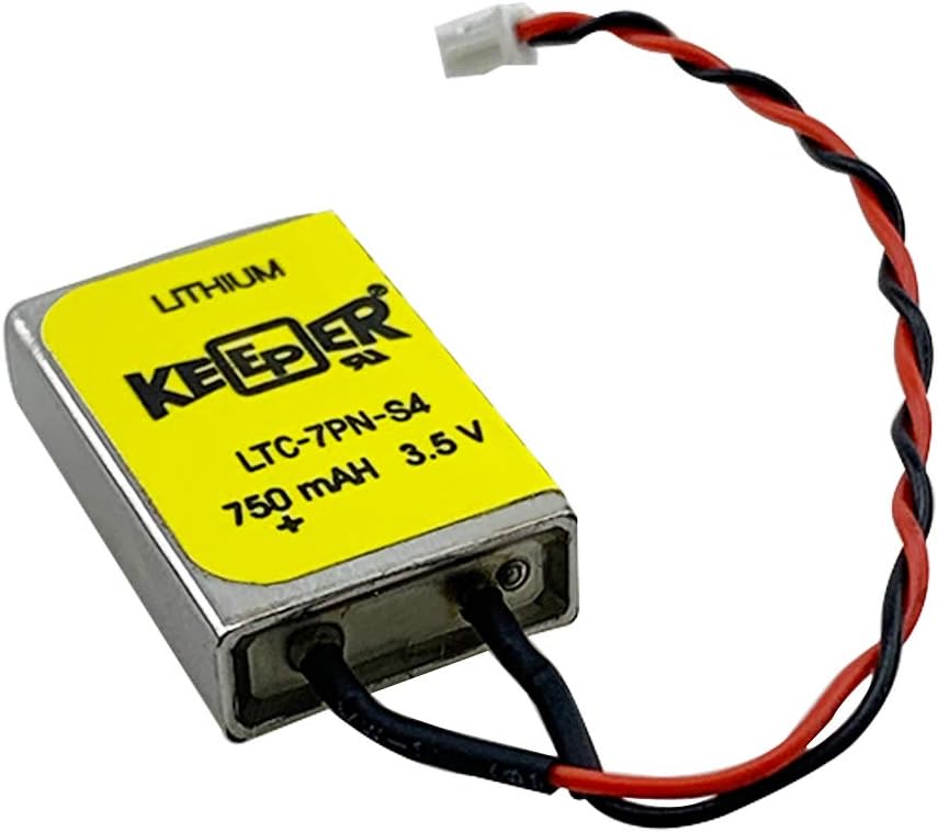 Keeper LTC-7PN-4 for Heidelberg Printer Battery 3.5V Lithium Battery