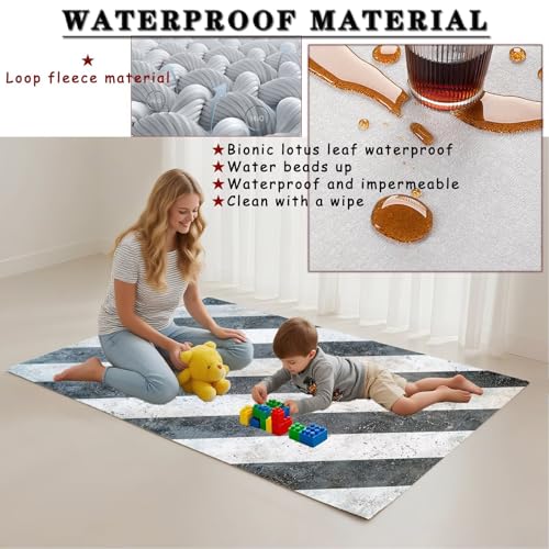 Tapis de couloir lavable en machine avec dossier antidérapant et texture douce - 3